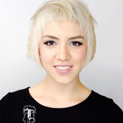 Short Bob Hairstyles With Cropped Bangs (Photo 5 of 20)