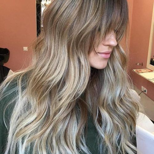 Long Dark Hairstyles With Blonde Contour Balayage (Photo 2 of 20)