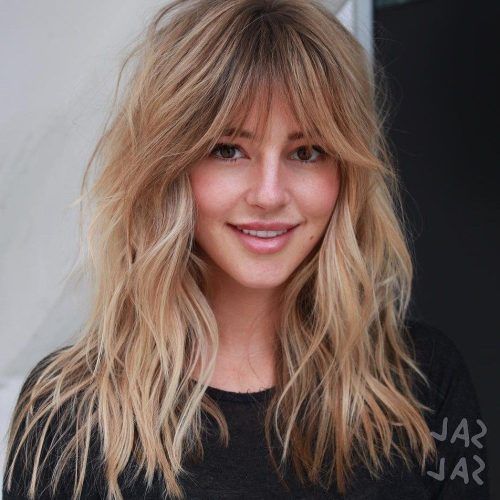 Golden Bronde Razored Shag Haircuts For Long Hair (Photo 9 of 20)
