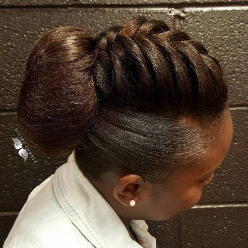 Divine Mohawk-Like Updo Hairstyles (Photo 4 of 20)