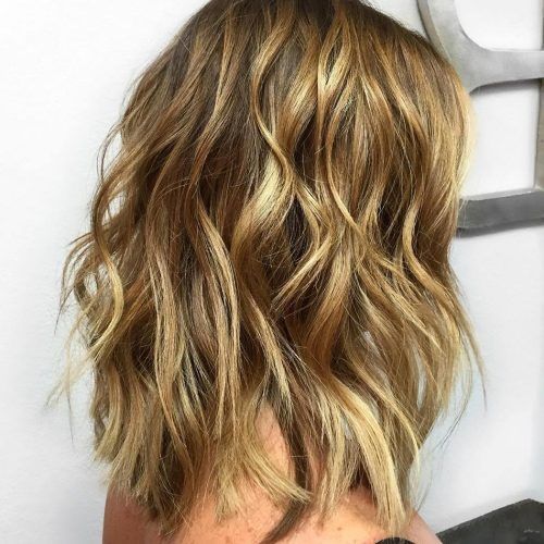 Lovely Golden Blonde Haircuts With Swoopy Layers (Photo 10 of 20)