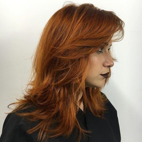 Layered Copper Brown Haircuts For Thick Hair (Photo 5 of 20)