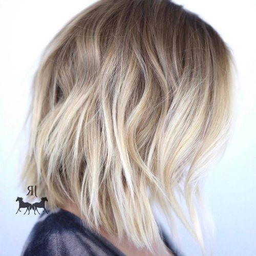 Long Bob Blonde Hairstyles With Babylights (Photo 9 of 20)