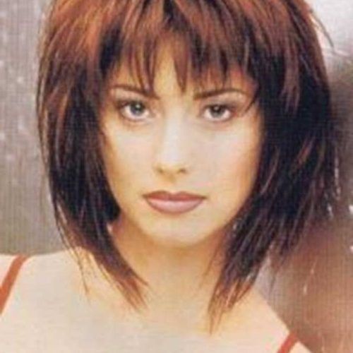 Shaggy Bob Hairstyles With Soft Blunt Bangs (Photo 15 of 20)