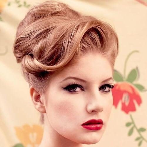 Vintage Updos For Long Hair (Photo 7 of 15)