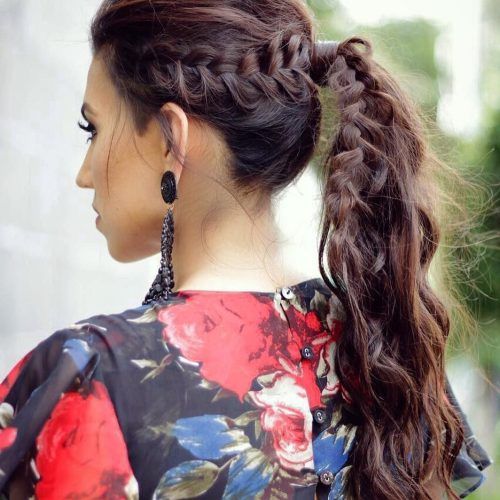 Intricate And Messy Ponytail Hairstyles (Photo 8 of 20)
