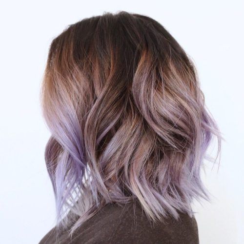Lavender Balayage For Short A-Line Haircuts (Photo 9 of 20)