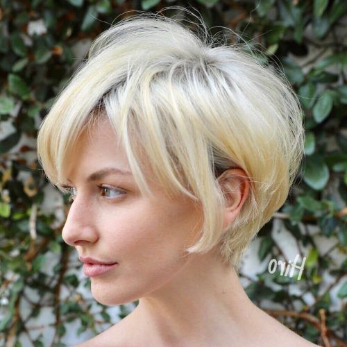 Feathered Pixie Shag Haircuts With Highlights (Photo 11 of 20)