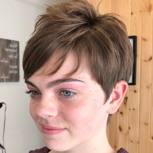 Tapered Pixie Boyish Haircuts For Round Faces (Photo 12 of 20)