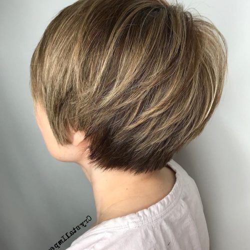 Long Pixie Haircuts With Sharp Layers And Highlights (Photo 2 of 20)