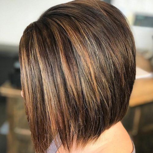 Short Chocolate Bob Hairstyles With Feathered Layers (Photo 8 of 20)