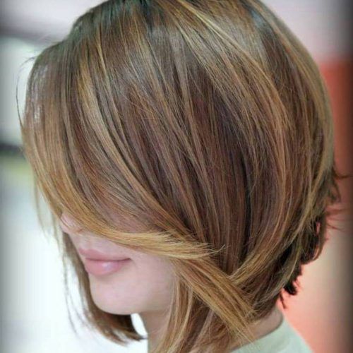 Short Chocolate Bob Hairstyles With Feathered Layers (Photo 10 of 20)