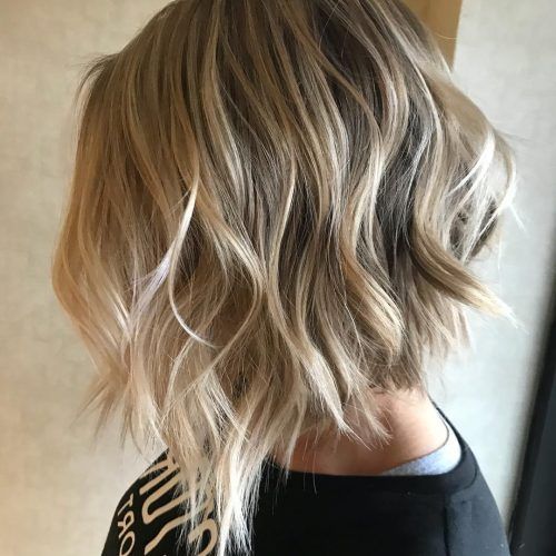 Choppy Blonde Bob Hairstyles With Messy Waves (Photo 10 of 20)