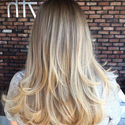 Two-Layer Razored Blonde Hairstyles (Photo 7 of 20)