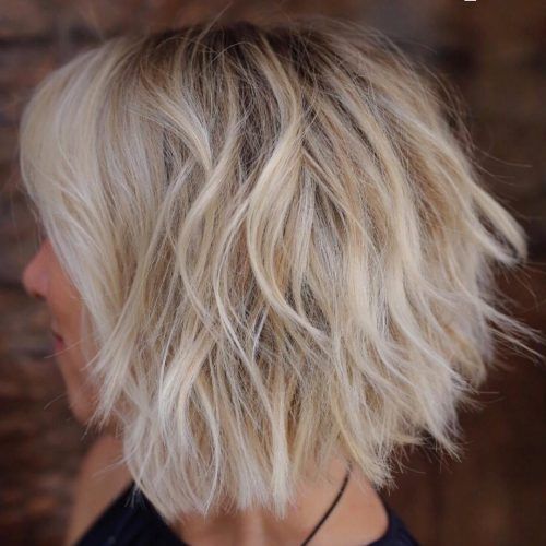 Inverted Brunette Bob Hairstyles With Feathered Highlights (Photo 18 of 20)