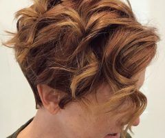 20 Best Tapered Brown Pixie Hairstyles with Ginger Curls