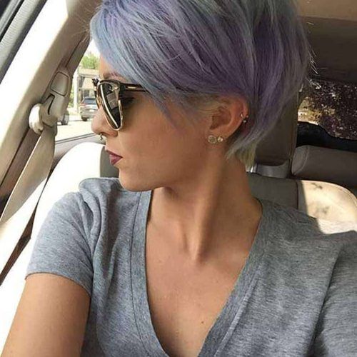 Tapered Gray Pixie Hairstyles With Textured Crown (Photo 10 of 20)