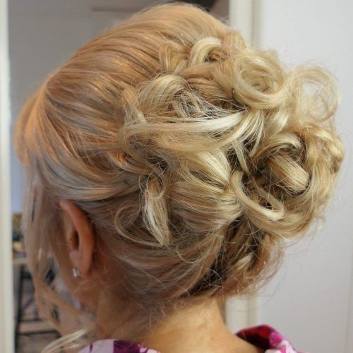 Loose Updo Wedding Hairstyles With Whipped Curls (Photo 3 of 20)