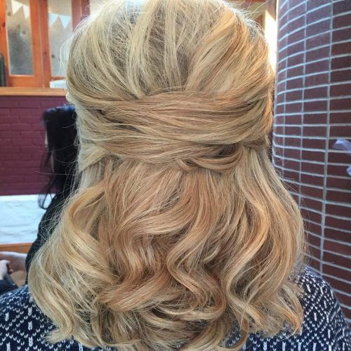 Cute Formal Half Updo Hairstyles For Thick Medium Hair (Photo 11 of 20)
