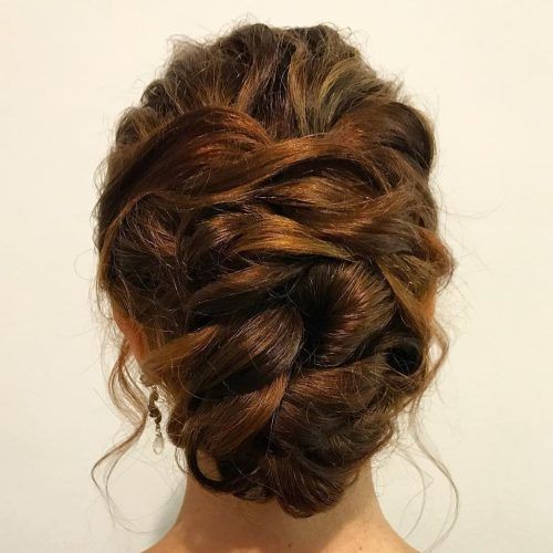 Messy Woven Updo Hairstyles For Mother Of The Bride (Photo 1 of 20)