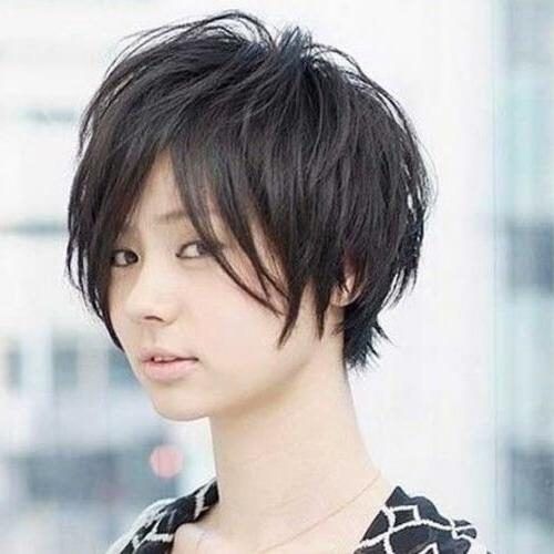 Short Asian Hairstyles For Round Faces (Photo 5 of 20)