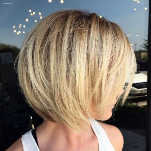 Short Layered Bob Hairstyles With Feathered Bangs (Photo 8 of 20)