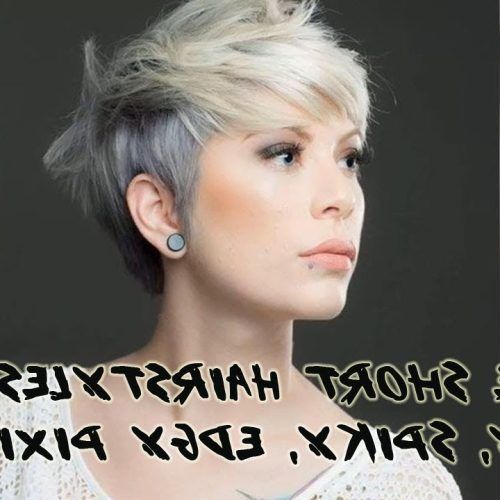 Spiky Gray Pixie Haircuts (Photo 11 of 20)