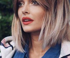 20 Best Ideas Medium Bob with Long Parted Bangs