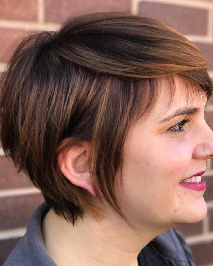 20 Inspirations Long Pixie Haircuts with Sharp Layers and Highlights