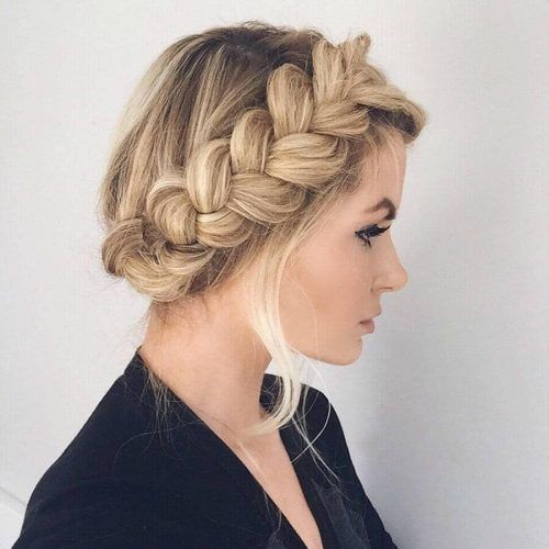 Asymmetrical French Braided Hairstyles (Photo 16 of 20)