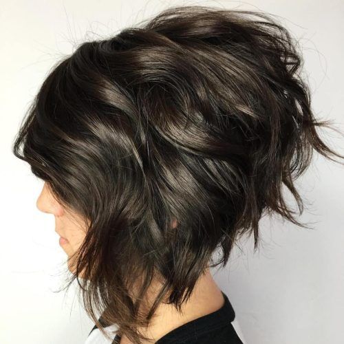 Black Inverted Bob Hairstyles With Choppy Layers (Photo 7 of 20)