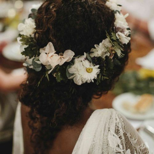 Romantic Florals Updo Hairstyles (Photo 8 of 20)