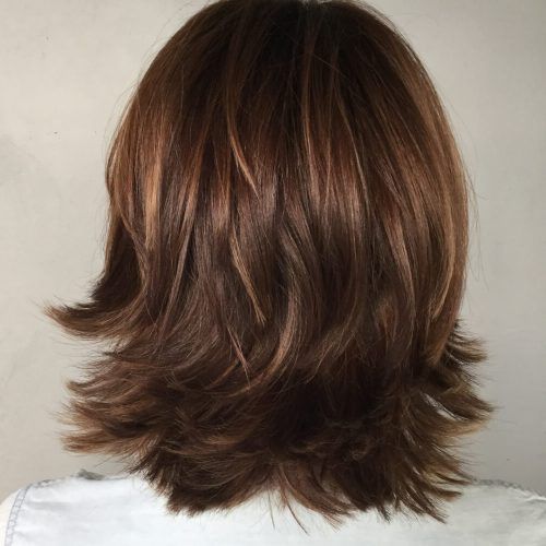 Layered And Flipped Hairstyles For Medium Length Hair (Photo 1 of 20)