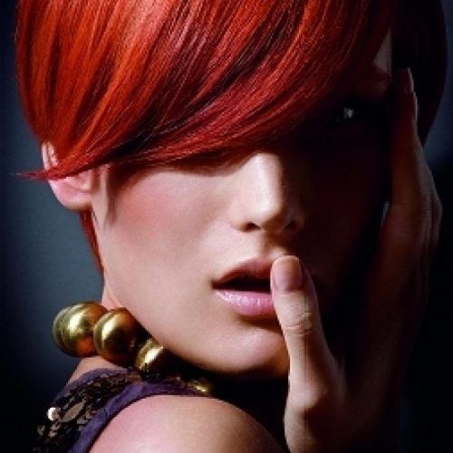 Fire Red Short Hairstyles (Photo 8 of 20)