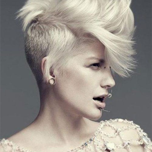 Short Hairstyles With Both Sides Shaved (Photo 8 of 20)