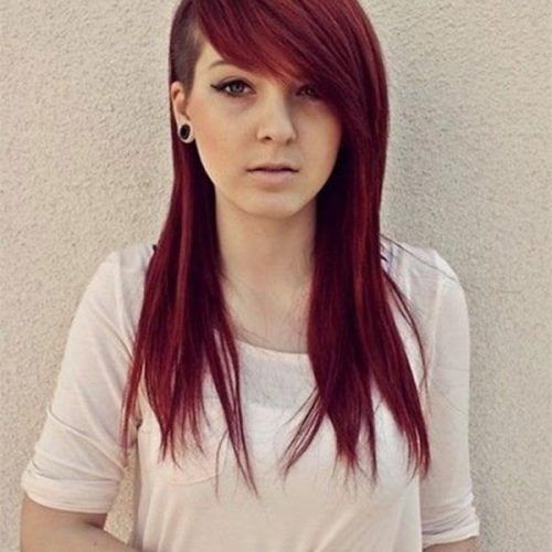 Hairstyles For Long Hair Shaved Side (Photo 1 of 15)
