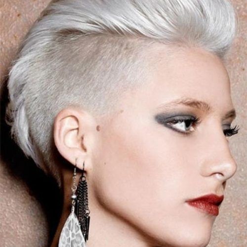 Short Hairstyles With Both Sides Shaved (Photo 2 of 20)