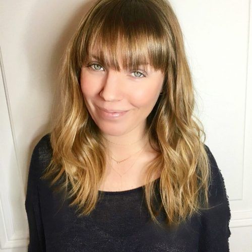 Medium Hairstyles With Straight Bangs (Photo 3 of 20)