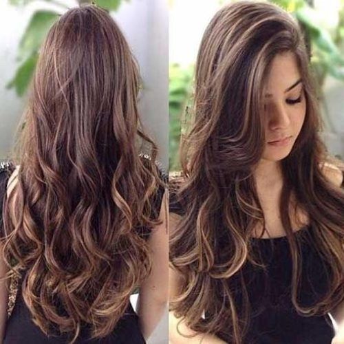 Brunette Long Hairstyles (Photo 13 of 15)
