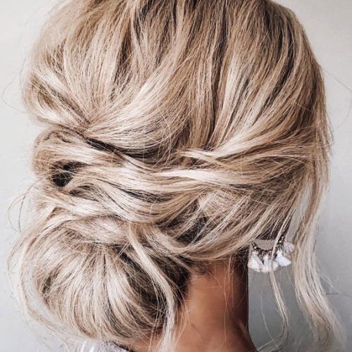 Updos Hairstyles Low Bun Haircuts (Photo 6 of 20)