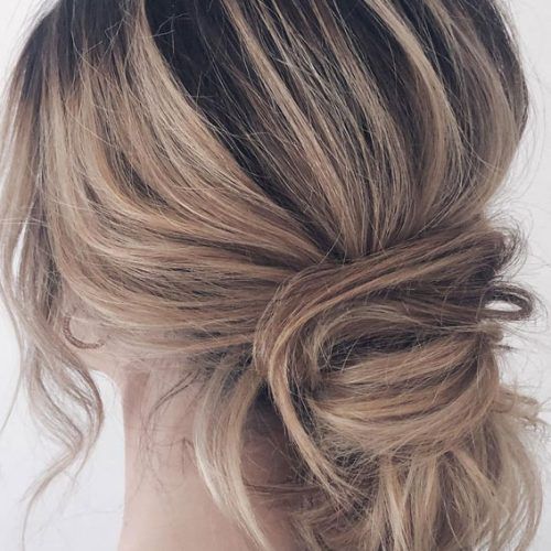 Updos Hairstyles Low Bun Haircuts (Photo 3 of 20)