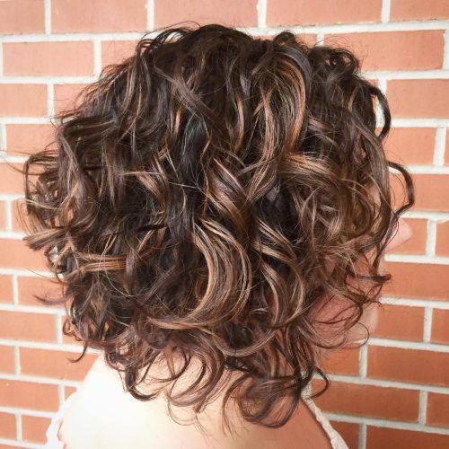 Curly Angled Bob Hairstyles (Photo 11 of 20)