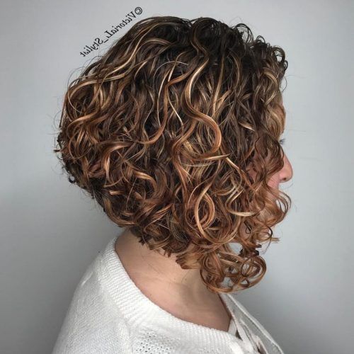 Short Bob Hairstyles With Whipped Curls And Babylights (Photo 4 of 20)