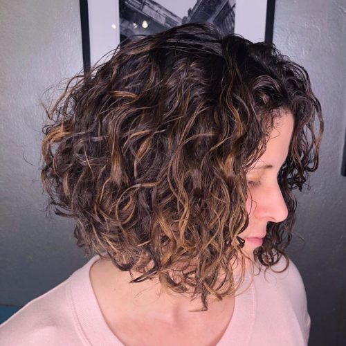 Short Bob Hairstyles With Whipped Curls And Babylights (Photo 2 of 20)