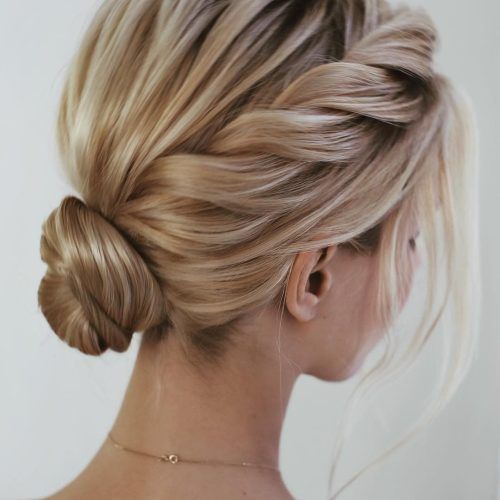 Side-Swept Braid Updo Hairstyles (Photo 12 of 20)
