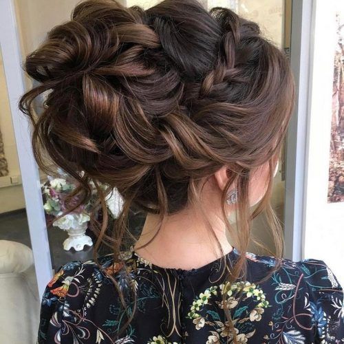 Romantic Florals Updo Hairstyles (Photo 16 of 20)