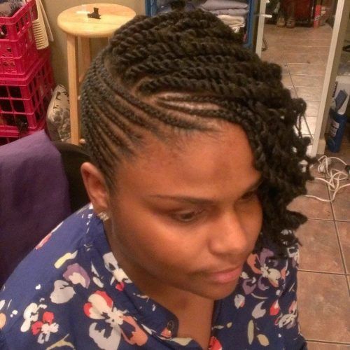 African American Flat Twist Updo Hairstyles (Photo 15 of 15)