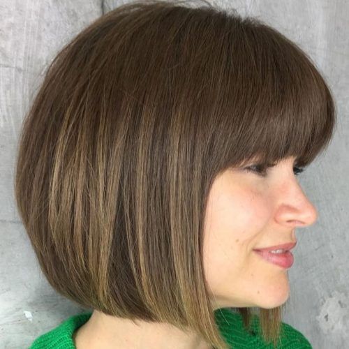 Straight Layered Tresses In A-Line Hairstyles (Photo 10 of 20)