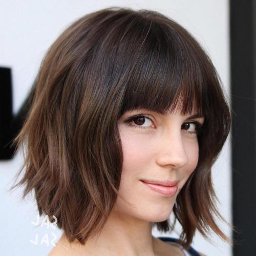 Straight Bob Hairstyles With Bangs (Photo 15 of 20)