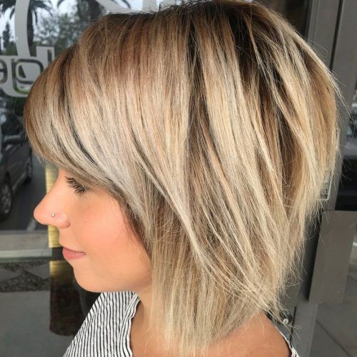 Bronde Bob With Highlighted Bangs (Photo 12 of 20)